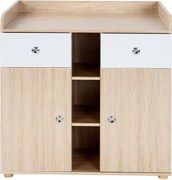 Stolik do przewijania dąb 92 cm