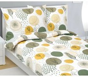 Bellatex Pościel flanelowa Koła, 140 x 220 cm, 70 x 90 cm