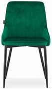 Krzesło MONZA - zielony aksamit x 1