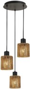 LAMPA SUFITOWA WISZĄCA APP1820-3CPR NATURE BLACK