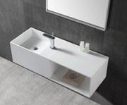 Umywalka ścienna TWG36 z odlewu mineralnego