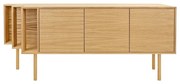 Komoda w dekorze dębu w naturalnym kolorze 189x65x44 cm Shift – Woodman