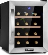 Klarstein Reserva 35cm 12 Butelek Winiarka Wolnostojąca Srebrny