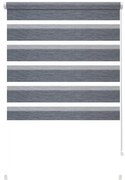Antracytowa roleta dzień i noc 80x150 cm Zebra Silvalin – Gardinia