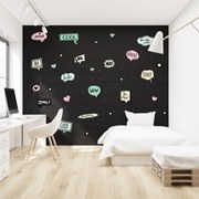 Naklejki na ścianę - Komiksowe napisy