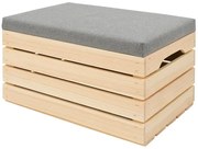 Naturalna Sosnowa Skrzynia Do Przechowywania 38 Kolorów M5-D62