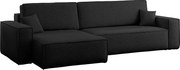 Narożnik Karl XL tkanina Verita 98 czarny