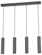 Eglo 39822 - LED Żyrandol na lince MENTALONA 4xGU10/4,5W/230V