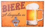 Ścienny otwieracz do butelek Antic Line Biere