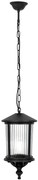 Czarna zewnętrzna lampa wisząca na taras - A450 L4-G08