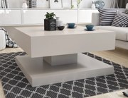 Kwadratowy stolik Gemin 80x80, kaszmir