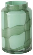Wazon szklany zielony VERANA, wys. 20 cm
