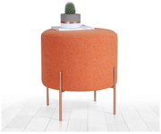 Pomarańczowy puf Copper – Artie