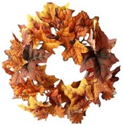 Wianek z jesiennych liści, 30 cm