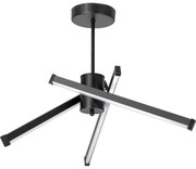 LED Żyrandol 3xLED/10W/230V 3000-6500K śr. 62 cm czarny