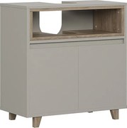 Szafka pod umywalkę szary 60x30x61 elnor