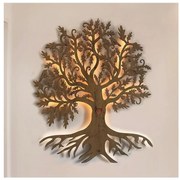 Li-Go 5742/DUB2 - LED dekoracja ścienna LED/10W/230V 90x110 cm dąb