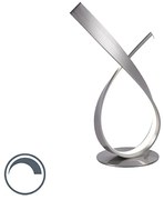 Designerska lampa stołowa ze stali z wbudowanym LED i ściemniaczem - BelindaDesignerski Oswietlenie wewnetrzne