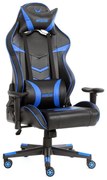 Fotel gamingowy VARR Nascar czarno-niebieski