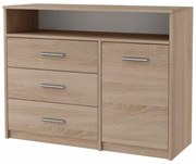 Skandynawska komoda do salonu dąb sonoma Z5-B04