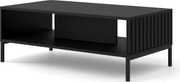 Lamelowy stolik kawowy glamour czarny mat H7-Z71