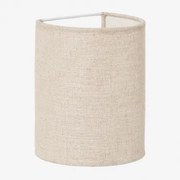 Kinkiet Ścienny Z Lnu Kiraz ↔︎ 15 X ↑20 Cm & Pościel Kremowa - Sklum