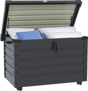 Outsunny Skrzynia Ogrodowa 295l Odporna na Warunki Atmosferyczne Szara | Aosom PL