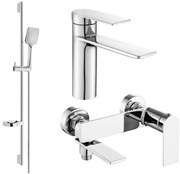Mexen Zero DS62 zestaw wannowy, chrom - 71103DS62-00