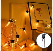 Aigostar - LED solarny łańcuch świąteczny 20xLED/11,5m IP65 ciepła biel