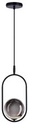 Żyrandol na lince CORDEL 1xG9/28W/230V czarny/dymny czarny