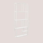 Modułowa Półka Ścienna 80 Cm Ze Stali Thura Gardenia Biel - Sklum