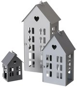 Latarnia dekoracyjna domek ALAMO, 13 - 35 cm