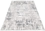 Szary nowoczesny dywan H7-M45