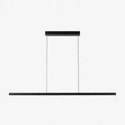 Lampa Sufitowa Wisząca Liniowa Led 120 Cm Z Aluminium Wilen Czarna - Sklum