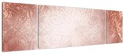 Obraz - Różowa mandala (170x50 cm)