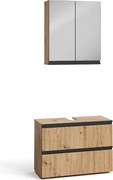 Zestaw mebli łazienkowych rzemieślnik 80x35x58 torren