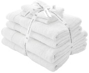Białe bawełniane ręczniki frotte zestaw 6 szt. Anti-Bacterial – Catherine Lansfield