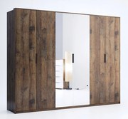 Duża nowoczesna szafa 6-drzwiowa T8-T80