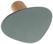 Szarozielony ścienny stalowy haczyk Dot L Nupo – LIND DNA