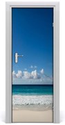 Naklejka na drzwi samoprzylepna Tropikalna plaża