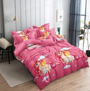 PrzytulneMieszkanie.pl PrzytulneMieszkanie.pl Dziecięca pościel KONIK różowa Rozmiar pościeli: 2 szt 70 x 80 cm | 160 x 200 cm