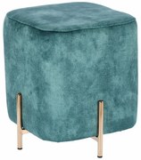 Niebieska Pufa Glamour Welwetowa M9-G52