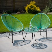 Fotel żyłkowy Arthur miętowy PATIO