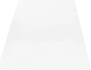 Dywan pluszowy Pouffy biały 60 cm x 110 cm