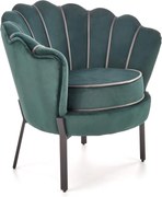 Velvetowy fotel w stylu glamour Angelo