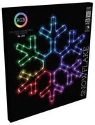 RGB Świąteczna dekoracja LED Colouring snowflake 90 LED, 50 x 43 cm