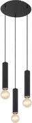 Globo 15499-3H - Lampa wisząca MARION 3xE27/60W/230V czarne drewno