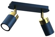 Podwójna nowoczesna niebieska lampa sufitowa - K473 Z1-N92