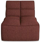 Bordowy moduł sofy Kalai – Makamii