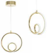 LAMPA SUFITOWA WISZĄCA LED LHJ094-1CP ZŁOTA